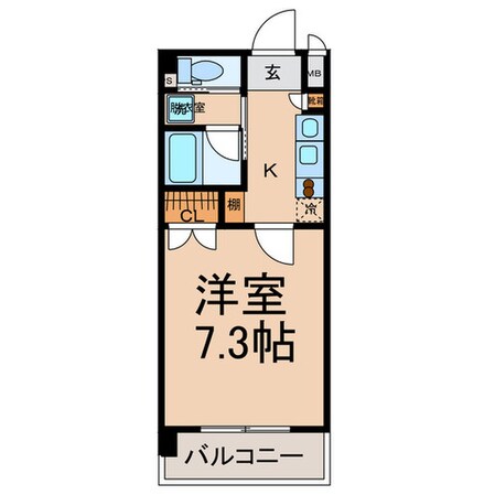 アップルコート一社の物件間取画像